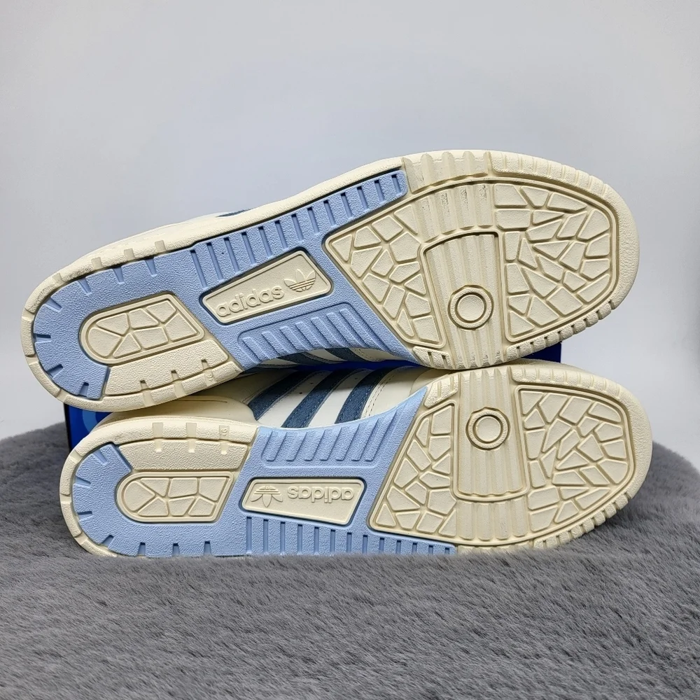 New Adidas Rivalry Low 86 'Off White Clear Sky Pony-Hair' Men's Shoes Size 10